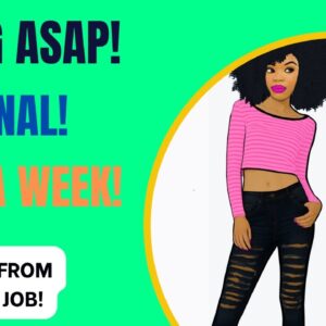 Hiring Asap! Seasonal Work From Home Job | $640 A Week! | Work At Home Job No Degree Online Job
