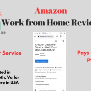 Amazon Pays $16 to $35 per hour |Customer Service Work from Home Review