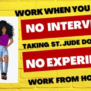 Work When You Want! - Get Paid To Take St. Jude Donations! No Interview Work From Home Job