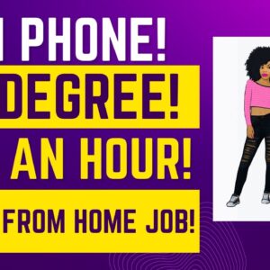 Non Phone Work From Home Job No Degree $23 An Hour Work From Home Job Best Work From Home Job 2023