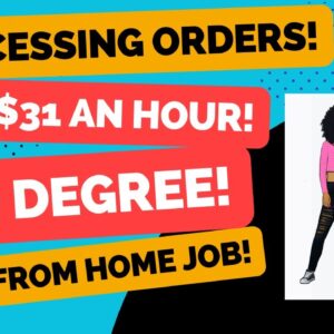 High Paying Online Job! Processing Orders! Work From Home Job No Degree Remote Job Hiring Now 2023
