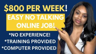 MAKE EASY $800 PER WEEK TO MONITOR CALLS & READ CHAT MESSAGES! WORK FROM HOME JOB *EXPIRES SOON*