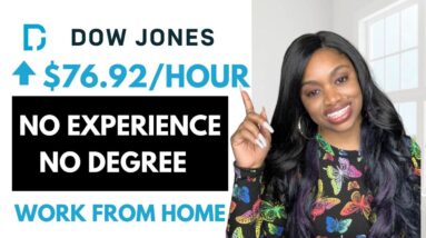 MAKE ⬆️$76 PER HOUR! NO EXPERIENCE WORK FROM HOME JOB I DOW JONES IS URGENTLY HIRING! EXPIRES SOON!