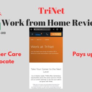 TriNet Pays up to $27 per hour | Customer Care Advocate Work from Home Review