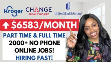 GET PAID! $3,584-$6,583/MONTH NO TALKING ON PHONE WORK FROM HOME JOBS I PAID TRAINING I DATA ENTRY