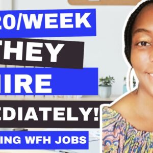 Hiring Immediately!!! $620 Per Week! No Talking WFH Jobs!