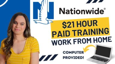 NATIONWIDE Hiring $21 Hour + Paid Training Work From Home | Computer Provided | No Degree Required