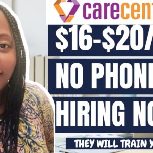 Immediate Hire!!! $16-$20 Per Hour!!! No Talking WFH Jobs!!!  They Will Train You!!