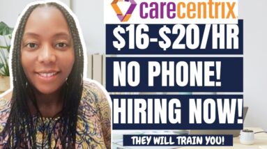 Immediate Hire!!! $16-$20 Per Hour!!! No Talking WFH Jobs!!!  They Will Train You!!