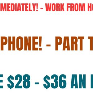 Get Paid To Do Office Admin Task  No Phone Part Time Online Job $28 - $36 An Hour Work From Home Job