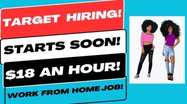 Target Hiring! Work From Home Job | Starts Soon! No Degree! $18 An Hour Online Job Hiring Now