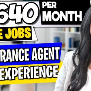 Work from Home & Make $4640/Month - Recession-Proof Insurance Agent Job - No Experience Needed!