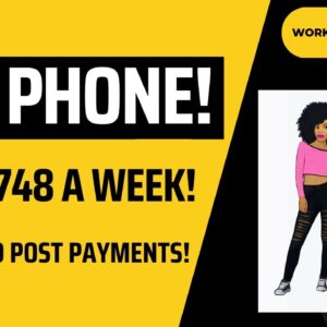 Non Phone Work From Home Job | Get Paid To Post Payments No Degree Online Job Up To $748 A Week
