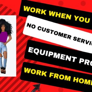 Easy Non Phone! Listen & Type Work From Home Job! No Customer Service Calls Equipment Provided