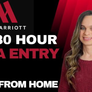MARRIOTT Hiring DATA ENTRY $18 To $23.80 Hour Work From Home Job | No Degree Needed | USA