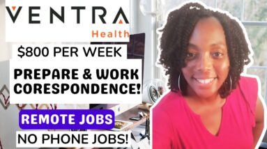 No Talking WFH Jobs!!! $800 Per Week!! No Degree Needed!! Hiring Now!