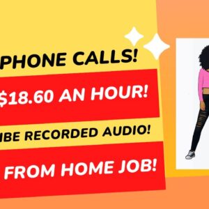 No Talking! No Phone Calls Non Phone Work From Home Job Up To $18.60 An Hour Online Job Hiring Now