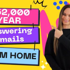 $49,000 To $52,000 Year Answering EMAILS From Home | No Degree Needed | Work From Home Job 2023 |USA