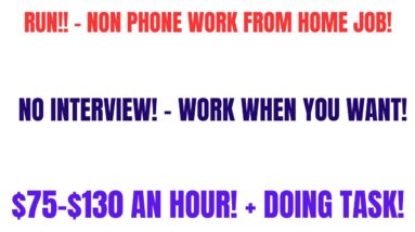 If Y'all Don't Run! No Interview! - Work Whenever  Doing Task $75-$130 An Hour Work From Home Job
