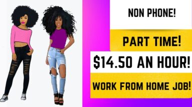 Non Phone Work From Home Job | Part Time No Weekends| $14.50 An Hour Remote Job Hiring Now 2023