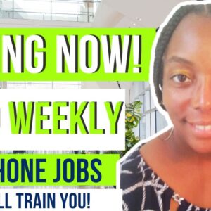 Paid Weekly Remote Jobs! $880 Per Week! No Talking WFH Jobs!
