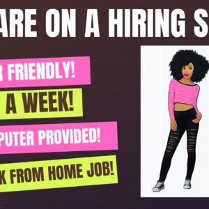 Quick Hire!  Hiring Spree! Beginner Friendly! $600 A Week! Computer Provided Work From Home Job