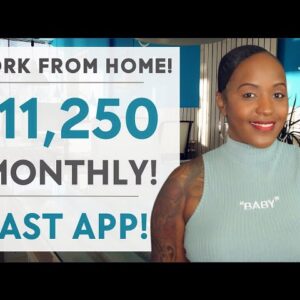 $11,250 Per MONTH! No DEGREE NEEDED! FAST Application, Full Time Work From Home Job