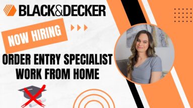 Black & Decker Hiring Order Entry Specialist | Remote Work From Home Job | No Degree Required | USA