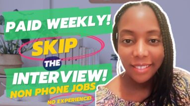 Start Working Immediately!!! No Interview!! No Talking WFH Job!! No Experience Needed!!