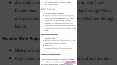 $17 HOURLY STARTING PAY, PAID TRAINING & BENEFITS PROVIDED! MULTIPLE WORK FROM HOME JOBS!