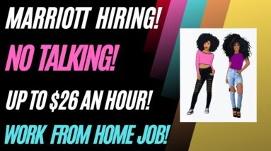 Marriott Hiring Again! Up To $26 An Hour! Non Phone Work From Home Job No Degree Online Job Hiring