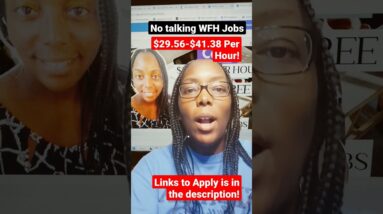 Urgently Hiring!!! $30-$41 Per Hour!!! No Degree Needed!! Non Phone Jobs#shorts