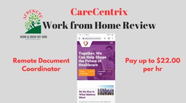CareCentrix Pays up to $22 per hour | Remote Document Coordinator Work from Home Review