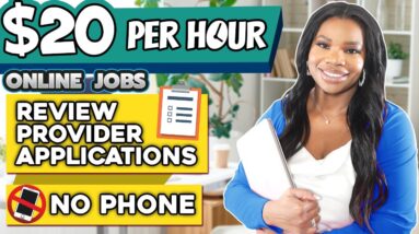 💻 Make $20/hr: No-Phone Online Job Reviewing Medical Applications! 🏥