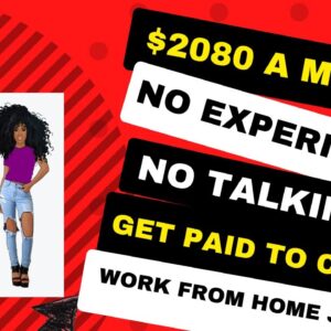 $2080 A  Month No Experience No Talking Get Paid To Chat Work From Home Job Online Jobs
