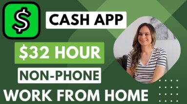 CASH APP Hiring $24 To $32 Hour Non-Phone Work From Home Job Researching Card Disputes | No Degree