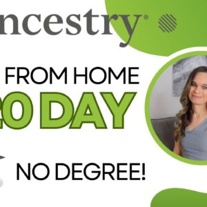 Ancestry.com Hiring $120 Day Remote Work From Home Job With No Degree Needed | No Weekends | USA