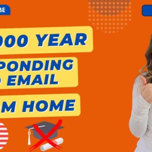 Estimated $48,000 To $52,000 Year Responding To Email From Home With No Degree Needed! USA Only