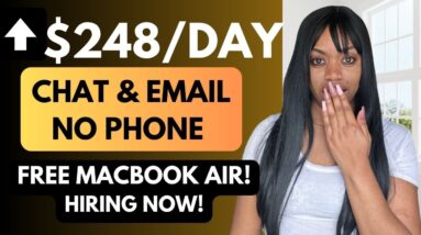 *FREE MACBOOK AIR*⬆️$248 PER DAY ONLINE JOB- CHAT & EMAIL ONLY (NO PHONE) *EXPIRES SOON* WFH