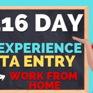 NO Experience Needed! Data Entry (Non-Phone) Work From Home Job | $116 Day | No Degree Needed | USA