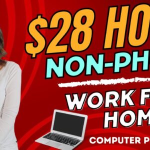 $28 Hour + Computer Provided Non-Phone Work From Home Job Moderating Online Content | No Degree |USA