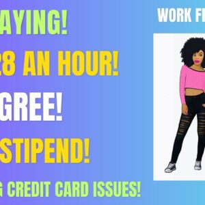 High Paying Work From Home Job No Degree $23-$28 An Hour Online Job  Processing Credit Card Issues