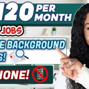 📵 $5120 PER MONTH NO PHONE ONLINE JOBS! GET PAID TO MANAGE BACKGROUND CHECKS! WORK FROM HOME JOBS
