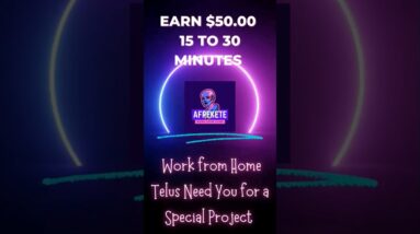 Earn $50 in less than 30 minutes Work from Home Job Video Capture