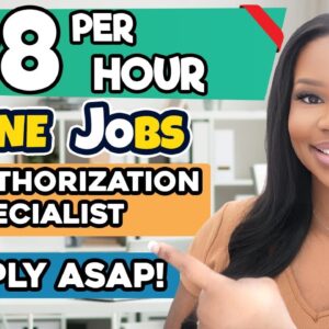 🔥 $28/Hour Online Healthcare Jobs! | Become an Authorizations Specialist | Work From Home in 2023 💼
