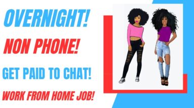 Overnight! Non Phone Work From Home Job  Chat Job Online Job Make Money Online Remote Jobs Hiring