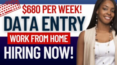 💥URGENT HIRE! 2 Remote DATA ENTRY Jobs at Home| NO PHONE Online Typing Jobs