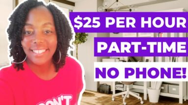 Urgently Hiring! $25 Per Hour! Part Time Jobs From Home! No Talking WFH Jobs!