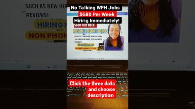 Get Paid WITHOUT Talking: 2023’s Hottest Non-Phone Job Unveiled!#shorts