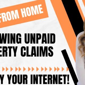 Work From Home Reviewing Unpaid Property Claims | They Pay Your Internet | No Degree Needed | USA